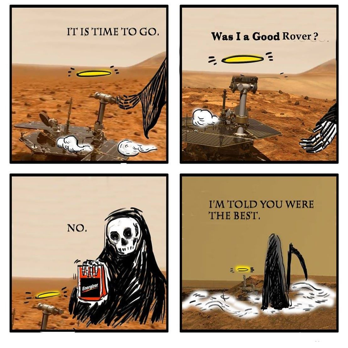 Oppy on Mars